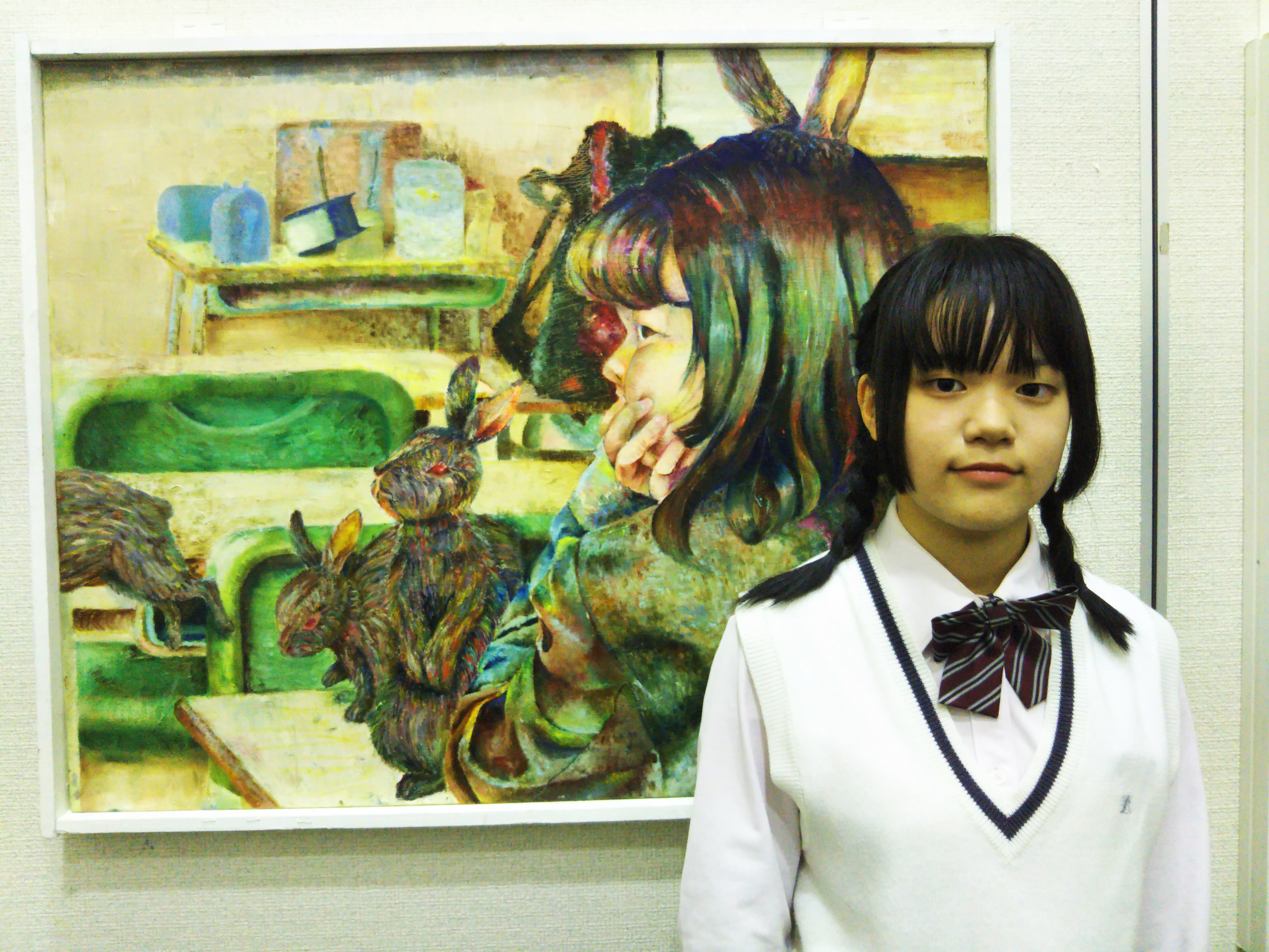 高文連苫小牧支部美術展 研究大会終了 美術部５名が全道大会へ 駒澤大学附属苫小牧高等学校