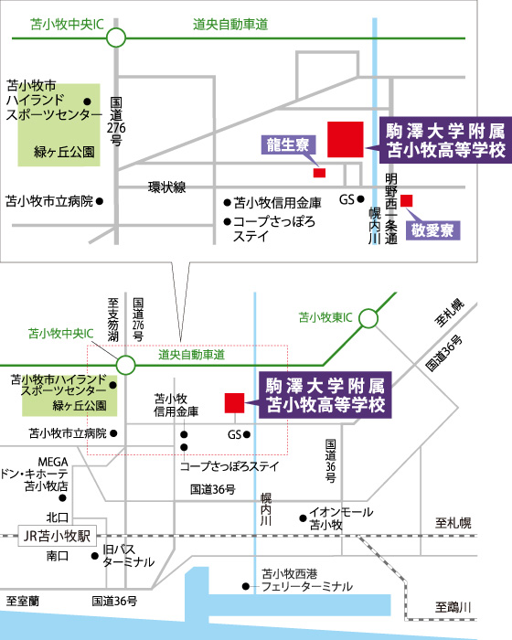 学校周辺マップ
